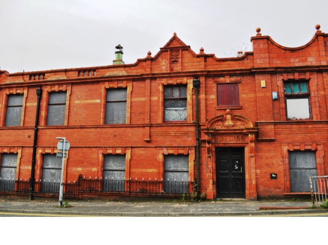 Swan Meadow Works Gatehouse and offices,for Eckersleys Mills